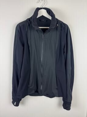 Lululemon Black Windbreaker Jacket 6